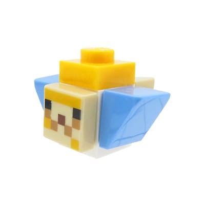 Mini figurka LEGO Minecraft ryba / rybka rozdymka mała