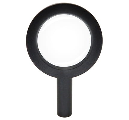 LEGO lupa / szkło powiększające w kolorze czarnym