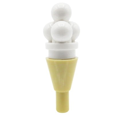 LEGO lody śmietankowe, gałkowane w wafelku