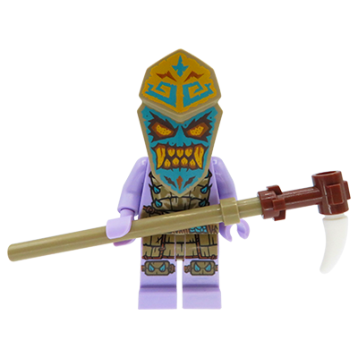 LEGO Ninjago The Island - figurka Thunder Keeper / Strażnik Gromu - maska + broń