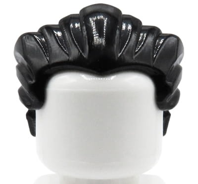 Przejdź do produktu LEGO włosy figurki - męskie, czarne, zaczesane 