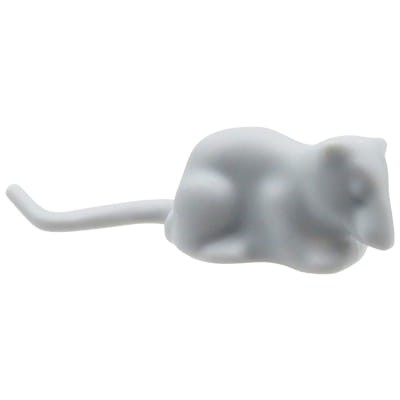 LEGO szczur / mysz w kolorze jasnym szarym