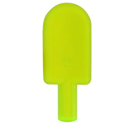 LEGO lody / lód na patyku - przezroczysty zielony