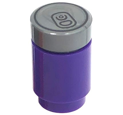 LEGO napój w puszce - fioletowy