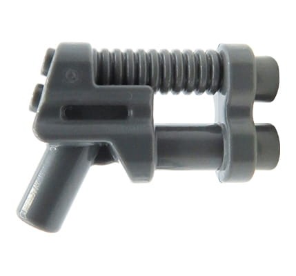 LEGO pistolet dwulufowy - ciemnoszary