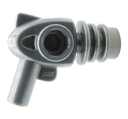 LEGO pistolet kosmiczny / blaster - srebrny