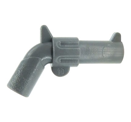 LEGO pistolet piracki / rewolwer - ciemny szary