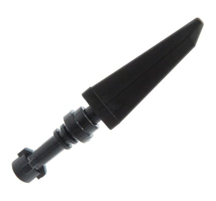 LEGO sztylet / ostrze - czarny