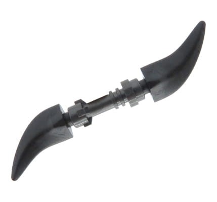 LEGO Ninjago podwójne ostrze / sztylet - czarne kły