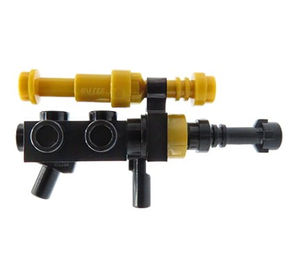 Karabin ze złotą lunetą - 100% LEGO