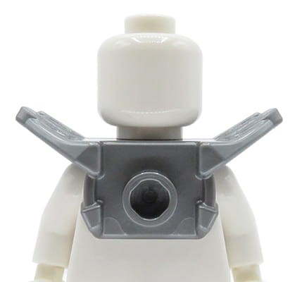 LEGO pancerz / zbroja / naramiennik - srebrny