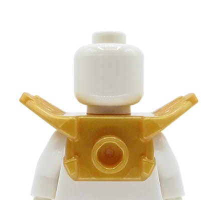 LEGO pancerz / zbroja / naramiennik - złoty