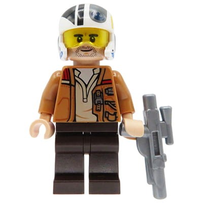 LEGO Star Wars - mini figurka Poe Dameron w kasku + blaster