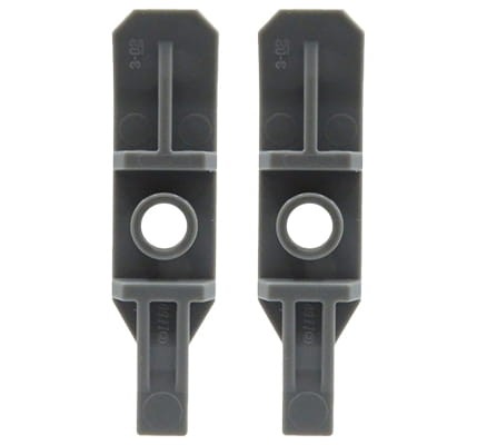 LEGO rakiety śnieżne / narty - ciemne szare