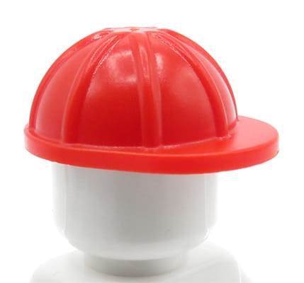 LEGO kask ochronny / budowlany - czerwony