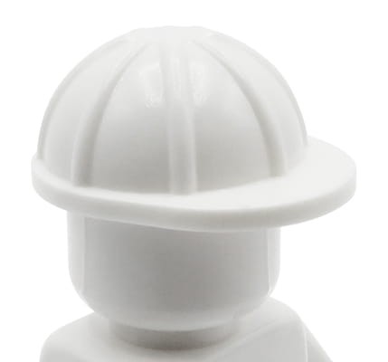 LEGO kask ochronny / budowlany - biały