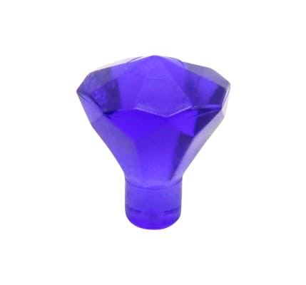 LEGO diament / kryształ - przezroczysty fioletowy