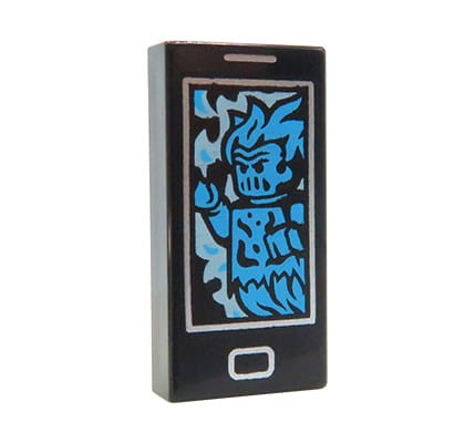 LEGO telefon komórkowy z grą / smartfon - czarny
