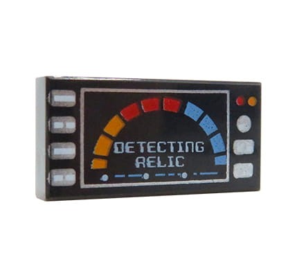 LEGO komputer pokładowy / detektor - płytka 1x2 z nadrukiem