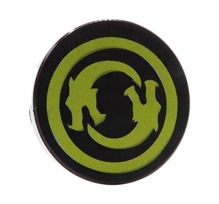 LEGO Overwatch dysk ze smokami - płytka 2x2 z nadrukiem