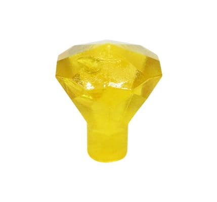 LEGO klejnot / diament / kryształ - żółty przezroczysty