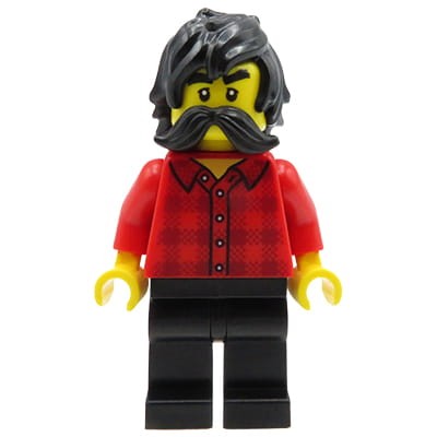 LEGO Ninjago - mini figurka Cole Avatar / Mężczyzna z wąsami w koszuli