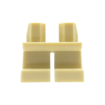 LEGO nogi / nóżki figurki - spodnie piaskowe, krótkie