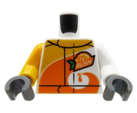 LEGO tors figurki - sportowa kurtka z logiem Vita Rush