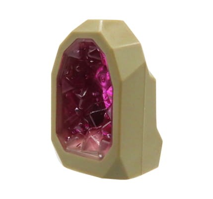 LEGO kryształ w skale - ciemny różowy