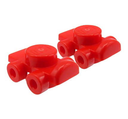 LEGO wrotki - czerwone (2 sztuki)