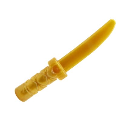 LEGO Ninjago nóż / ostrze - złoty