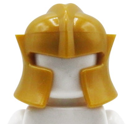 LEGO hełm rycerski / rycerza - złoty