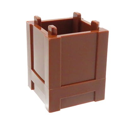 LEGO skrzynia / pojemnik / kontener - brązowa