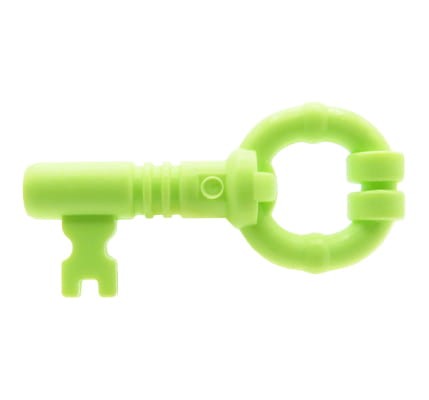 LEGO klucz - żółto-zielony