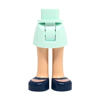 LEGO Friends nogi / nóżki figurki - miętowa spódniczka