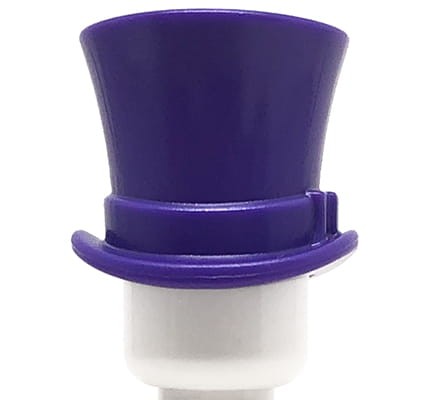 LEGO kapelusz / cylinder - fioletowy