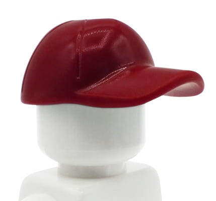 LEGO czapka z daszkiem - ciemna czerwona