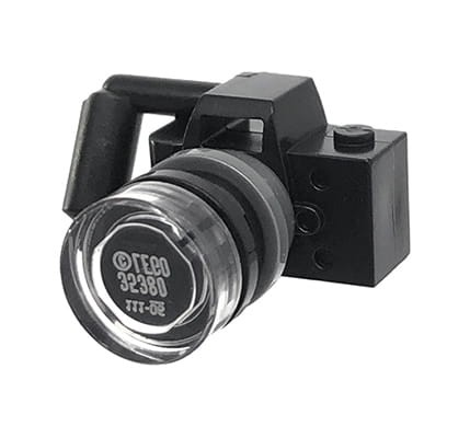 LEGO aparat fotograficzny z obiektywem - czarny