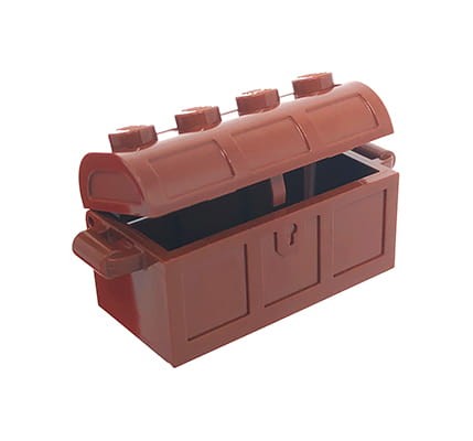 Przejdź do produktu LEGO skrzynia / kufer - brązowa