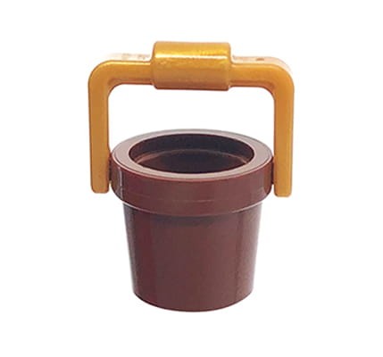 LEGO wiadro / wiaderko - brązowe