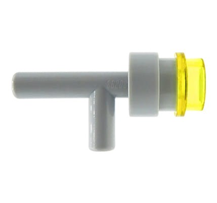 LEGO latarka - jasna szara