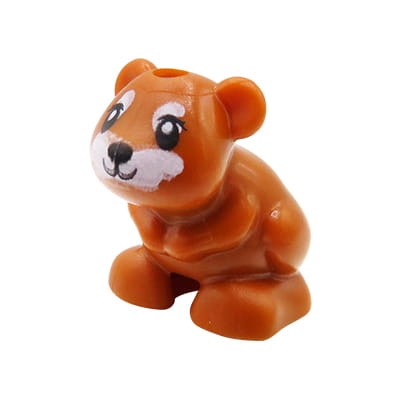 Przejdź do produktu LEGO Friends chomik / mysz - ciemny pomarańczowy