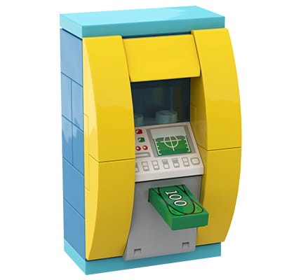 Bankomat - mini zestaw z klocków LEGO