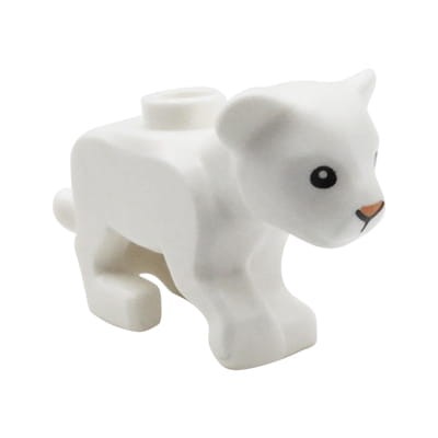 LEGO mały lew / lwiątko - biały