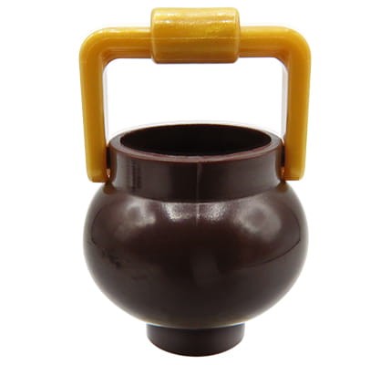 LEGO kocioł / kociołek / garnek - ciemny brązowy