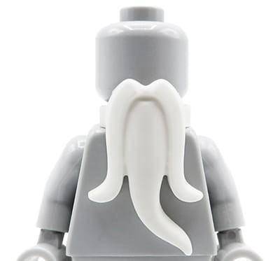 LEGO broda - biała, długa