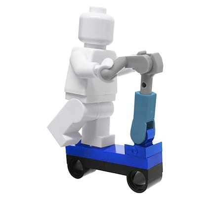 LEGO hulajnoga dla figurki - niebieska