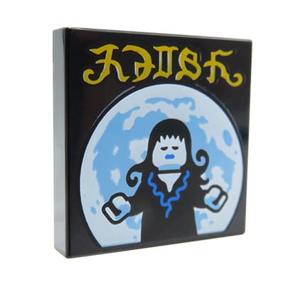 LEGO płyta muzyczna / obraz / plakat - pełnia księżyca i Goth Girl