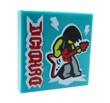 Przejdź do produktu LEGO płyta muzyczna / obraz / plakat - rockman