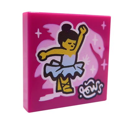 Przejdź do produktu LEGO płyta muzyczna / obraz / plakat - baletnica